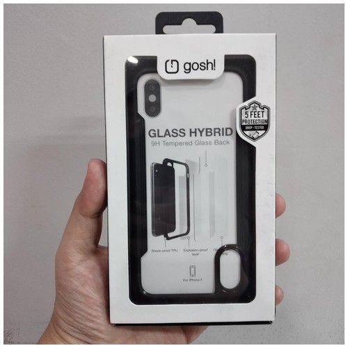 Gosh! Glass Hybrid Tempered Glass for iPhone X