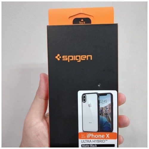 Spigen Ultra Hybrid Case for iPhone X Mate Black
