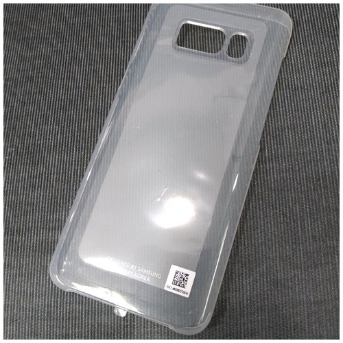 Samsung Clear Cover for Galaxy S8 - Silver