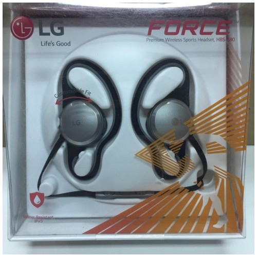 [BNIB] LG Force Premium Sports Headset - HBS-S80 - Silver