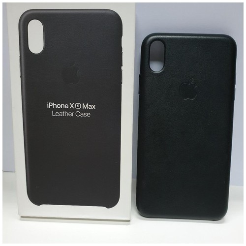 Apple Original Leather Case for iphone Xs Max - Black