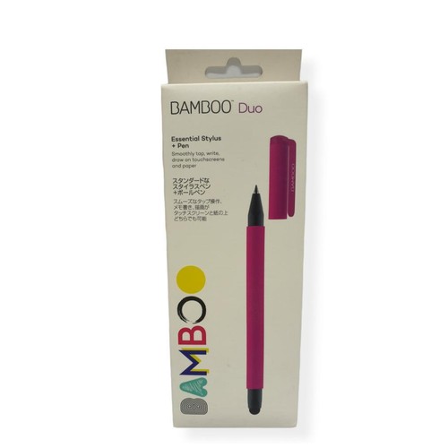 [BNIB] Wacom Bamboo Duo Essential Stylus  + Pen - Hot Pink