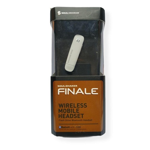 [BNIB] Soulshaker Bluetooth Headset Finale - White