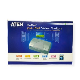Aten 2/4 Port Video Switch 
