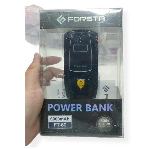 Forsta Power bank - FT- 60 - 6000mah - Black