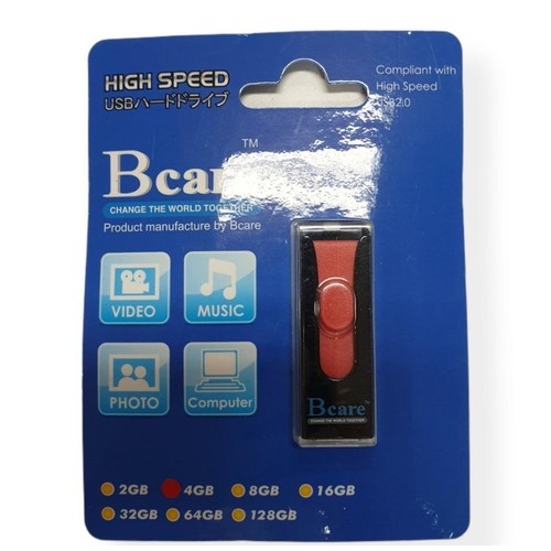 Bcare Flashdisk 4GBGB -Red