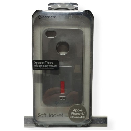 Capdase Soft Jacket case Xpose Titan for Iphone 4/4s - Silver