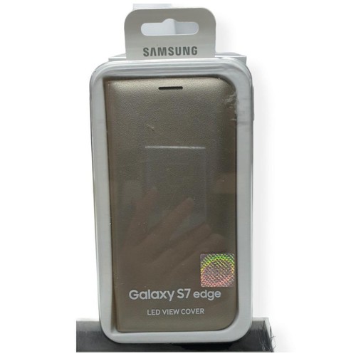 [BNIB] ORIGINAL Samsung LED Cover for Samsung Galaxy S7 Edge - Gold