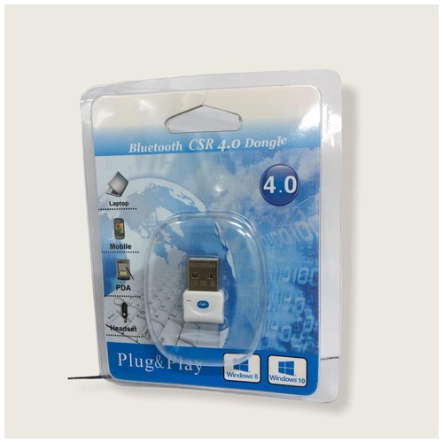 USB Bluetooth CSR 4.0 Dongle - White