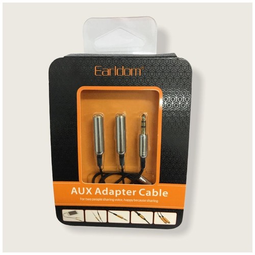 Earldom Aux Adapter Cable - Silver