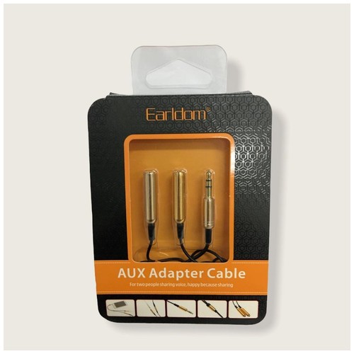 Earldom Aux Adapter Cable - Gold