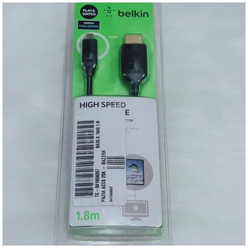Belkin High Speed Hdmi Cable With Ethernet 2m Gold Plate Kabel Hdmi