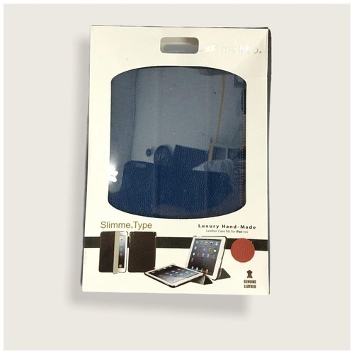 MELKCO Leather Case Slimme Type iPad Mini - Blue