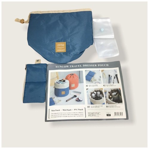 Xuncow Travel Dresser Pouch - Blue