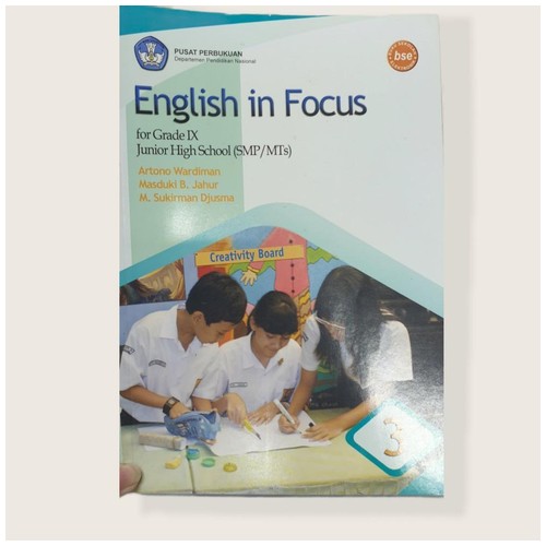 Buku Pelajaran English in Focus Kelas 9 (SMP/MTS)