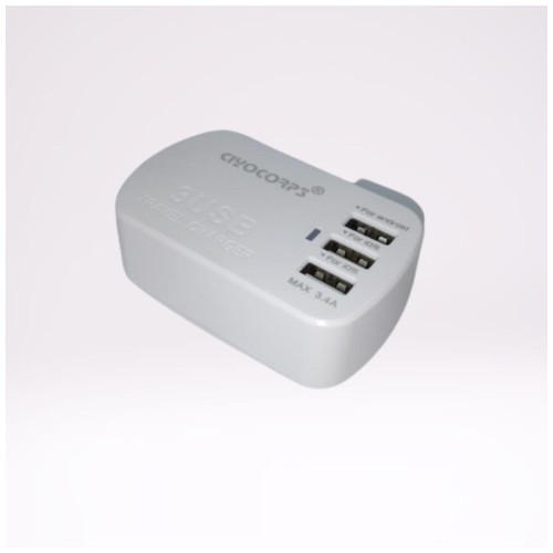 Ciyocrops Charger 3 Usb Plugs  - White