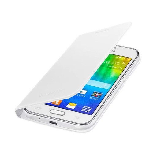 [BNIB] ORIGINAL Samsung Flip Cover Samsung Galaxy J1 - White