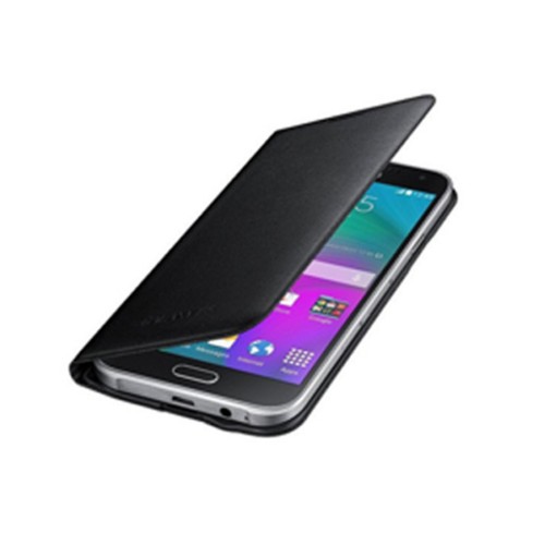 [BNIB] ORIGINAL Samsung Flip Wallet Cover Samsung Galaxy E7 - Black