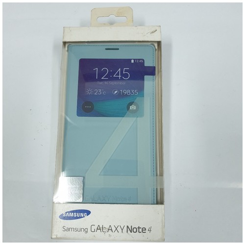 [BNIB] ORIGINAL Samsung S View Cover Note 4 - Light Blue