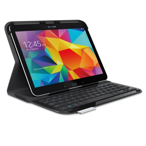 Logitech Ultrathin Keyboard Folio Protective Case with Integrated Keyboard for Samsung Galaxy Tab 4 10.1