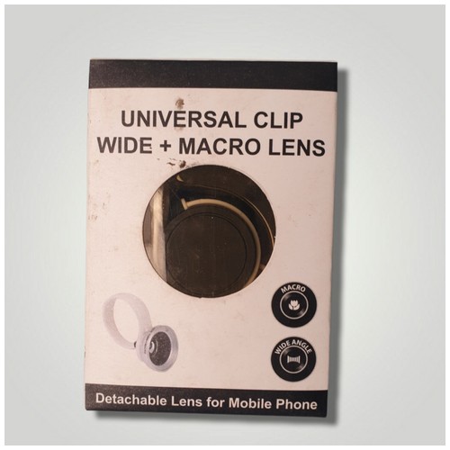 Universal Clip Wide + Macro Lens - White