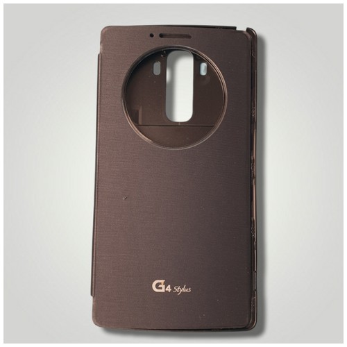 Voia Window Flip Cover Case for LG G4  Stylus - Black