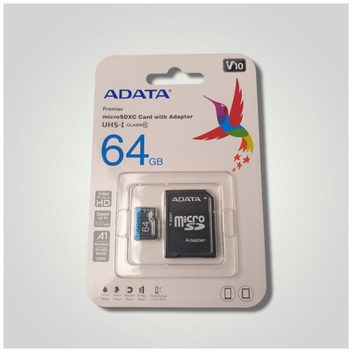 Adata MicroSDXC Card With Adapter 64GB