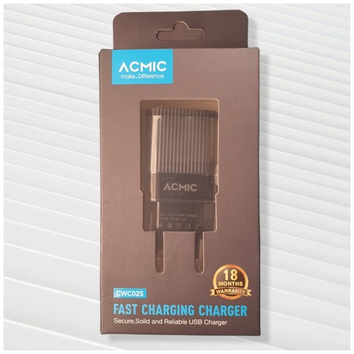 ACMIC Adapter Fast Charging 2 Port 5V 2.4A Charger CWC02S