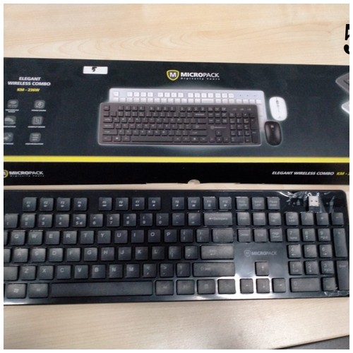 Micropack Keyboard Wireless Elegant Ifree Pro KM-236W – Black - Grade A