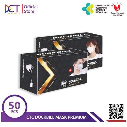Premium masker duckbill 1box isi 50 pcs
