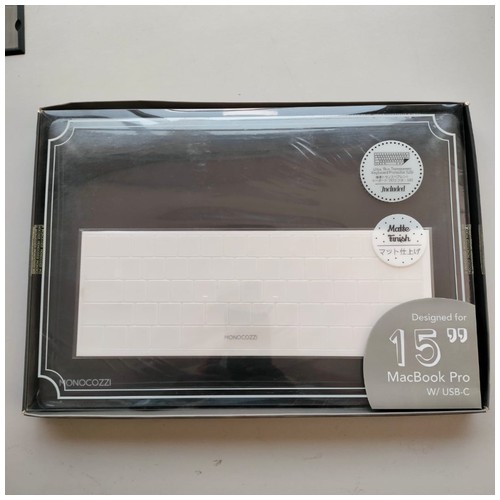 Monocozzi Case Macbook pro-15" w/usb-C - BLACK