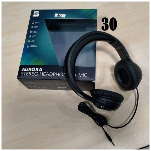 Ifrogz Headphone Audio-Aurora IFFAWH-BK0 – Black – Grade A