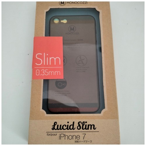 Monocozzi lucid slim 0.35mm case Iphone 7 - Charcoal