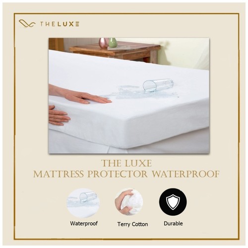 The Luxe Mattress Protector waterproof fitted ukuran 120x200
