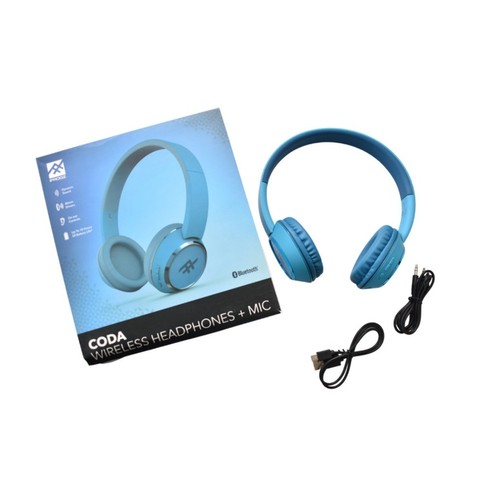Ifrogz Coda Wireless Headfone With Mic IFOPOH-BL0–Blue – Grade A