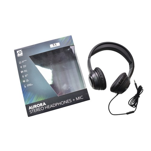 Ifrogz Headphone Audio-Aurora IFFAWH-BK0 - Black - Grade C