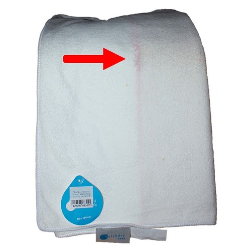 Travel Towel - QuickDry Handuk Mandi 50 x 100cm - Grade B (White)