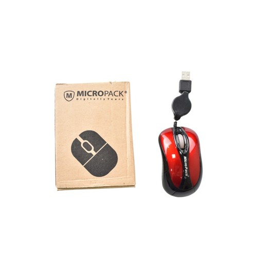 Micropack Mouse Double Lens MP209-Red