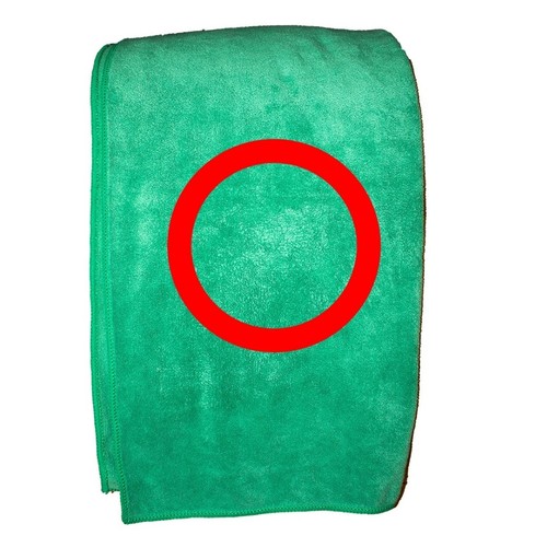 Travel Towel - QuickDry Handuk Mandi 50 x 100cm - Grade B (Green Light)