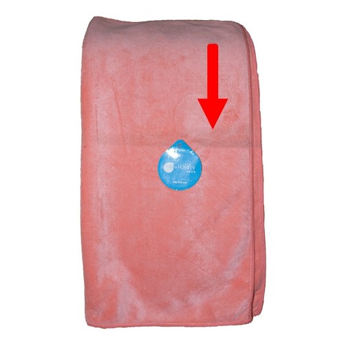 Travel Towel - QuickDry Handuk Mandi 50 x 100cm - Grade A (Peach)