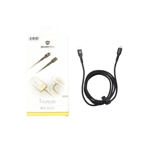 Micropack Kabel Thunder USB-C To Lightning 120CM - Black