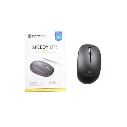 Micropack Optical Wireless Mouse - Black