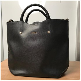 Furla Leather Bag - Black