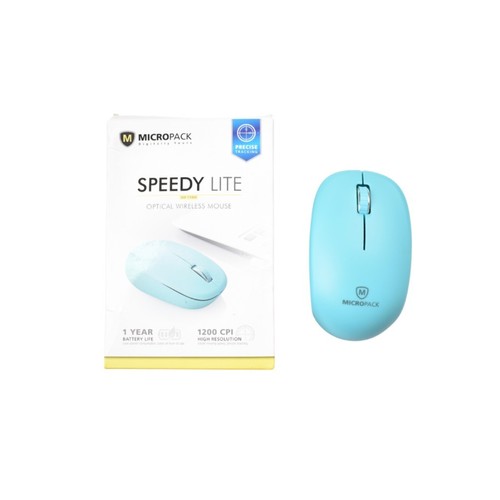 Micropack Optical Wireless Mouse - Blue