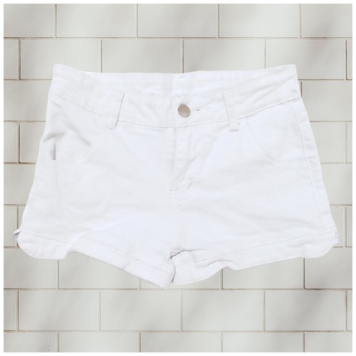 Hotpants Denim - White