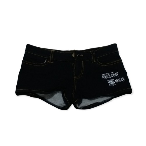 Hotpants Denim - Celana Pendek Korea - Black