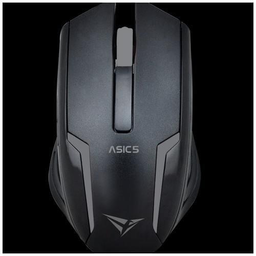 Alcatroz Asic 5 Wired Mouse - Gun Metal