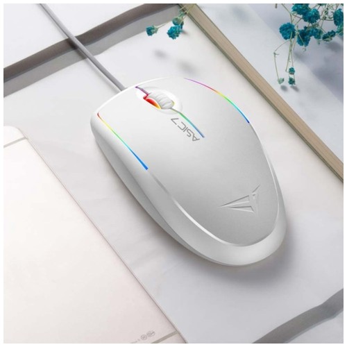 Alcatroz Wired Mouse Asic 7 RGB FX 1000CPI - Putih