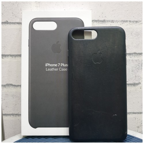 Apple Original Leather Case for iPhone 7/8 Plus - Black