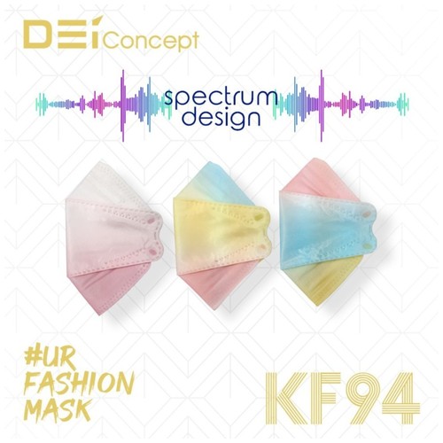 DEI MASK - Masker KF94 Spectrum Design Series 5's
